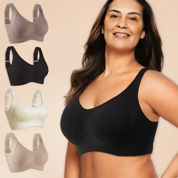 ✨ Bomba Forma, Zéró Nyomás! Sima Felületű Varrat Nélküli Melltartó | Push-Up Hatás, Lágy Támasztó Kúpok, Nem Látszik ki - Nagyobb Mellet Szépen Formál, Minden Ruhához 👗🔝