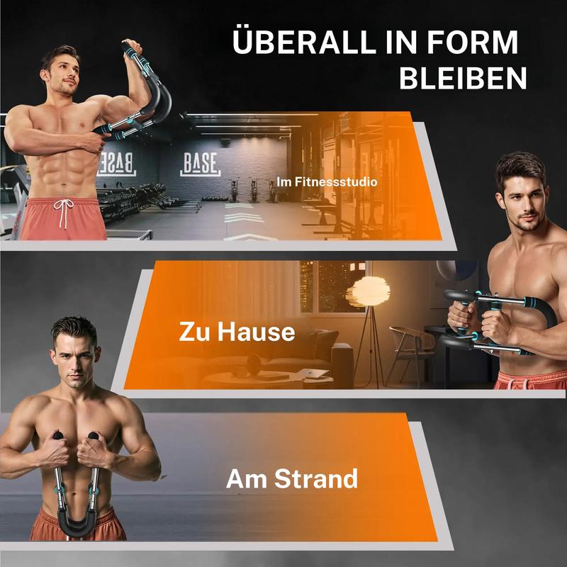 💪 Hordozható Mellkas & Kar Edzőgép | Otthoni Fitness, Több Funkció - Erősítés, Izomépítés, Kompakt Tárolás 🏋️‍♂️✨