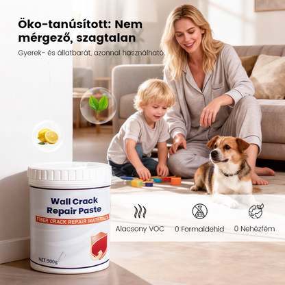 🌿💪 **Faljavítási paszta:** 100%-ban elasztikus, repedésálló, nedvességálló faljavító paszta ✅