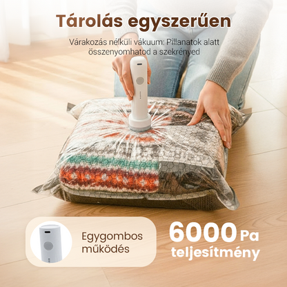 ✅ Legnépszerűbb Vákuumtároló Készlet: Páratlanító, Gombamentesítő, Több Méret | Kézi Szivattyú Utazáshoz & Otthonra