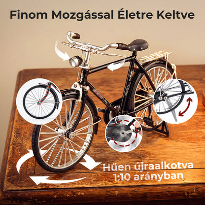 🚴 1:10 Szimulációs Mini DIY Retro Kerékpár Modell Dísz 🎁 A tökéletes karácsonyi ajándék! 🎄🎅