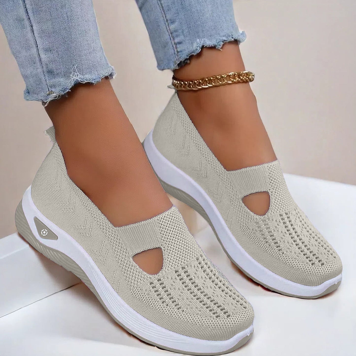 👟 Női Ortopédiai Sétacipő | Laza, Lélegző, Csúszásgátló - Tökéletes Támasztás, Könnyű, Kényelmes Középkorúaknak & Időseknek 🚶‍♀️✨