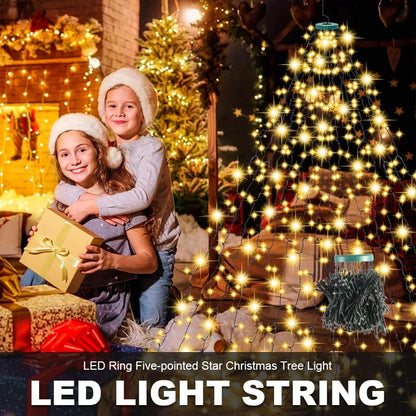 🎁Korai karácsonyi akció 50% kedvezmény🎄Starlight Cascade karácsonyfa világítás