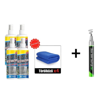 🏛️ Sírtisztító spray természetes kő felületre – gyengéd, mégis hatékony, nem károsítja a követ! Platás utánvéttel!