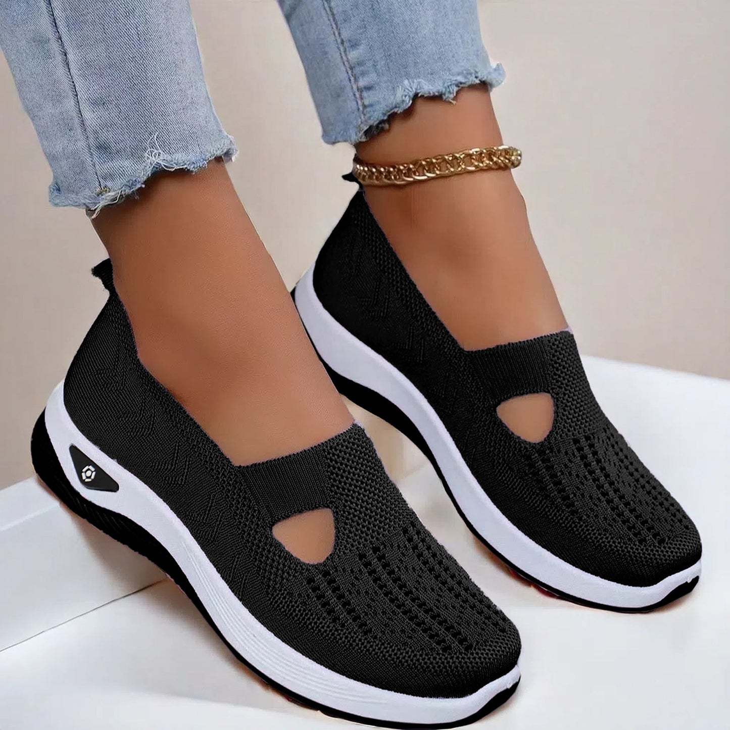 👟 Női Ortopédiai Sétacipő | Laza, Lélegző, Csúszásgátló - Tökéletes Támasztás, Könnyű, Kényelmes Középkorúaknak & Időseknek 🚶‍♀️✨