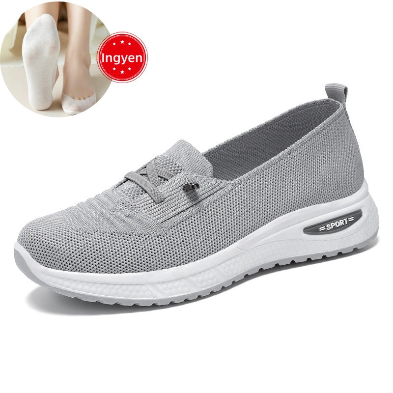 🔥 50% KEDVEZMÉNY! Női könnyű, légáteresztő slip-on alkalmi cipő – kényelem egész napra! 👟 Platás utánvéttel!