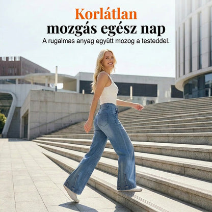 👖 Női magas derekú, rövidített hordó farmernadrág – kényelmes, trendi, tökéletes nyári viseletre! ✨ Platás utánvéttel!