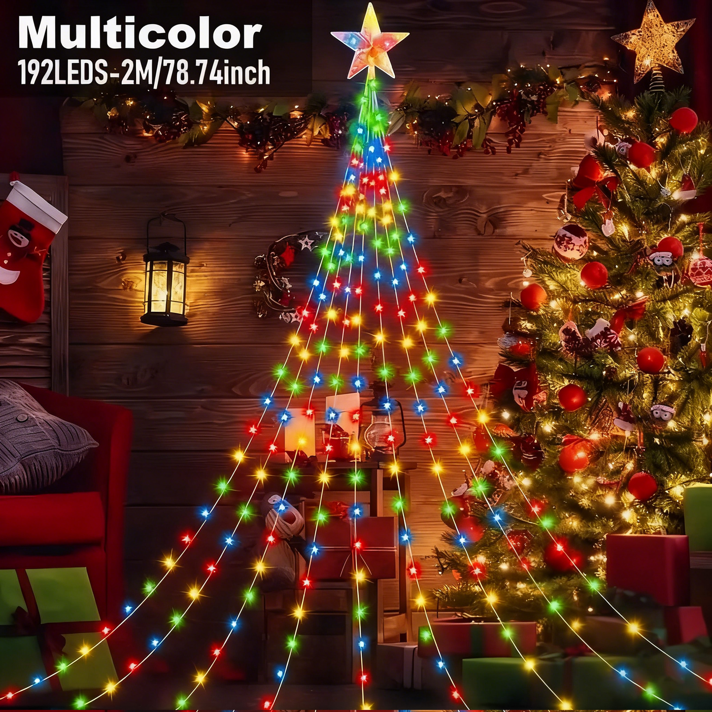🎁Korai karácsonyi akció 50% kedvezmény🎄Starlight Cascade karácsonyfa világítás