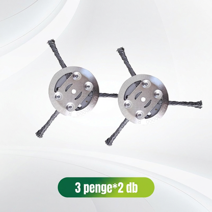 🔥 Cérnavágó póthegy – acél drót fűvágó fej! Erősebb a nejlonnál, vágja a gazt, szedi a bozótot! 🌿✂️ Raktáron, utánvéttel! 📦
