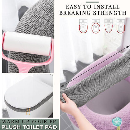 🚽 Plüss WC-párna – puha érintés minden fürdőszobában! ✨ Meleg, kényelmes, nem csúszik. Platás utánvéttel!