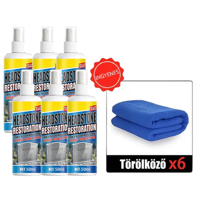 🏛️ Sírtisztító spray természetes kő felületre – gyengéd, mégis hatékony, nem károsítja a követ! Platás utánvéttel!