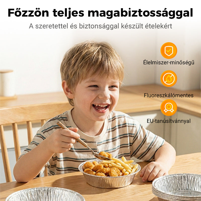 🔥 Vastag fólia tálca