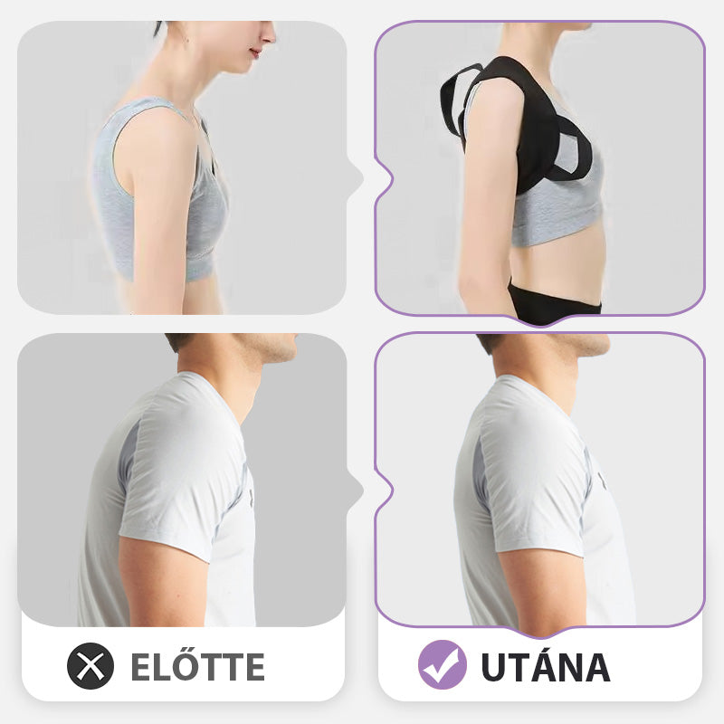 🚨 Vásárlás 1 kap 1 ingyen 🔥 Hátul testtartás-korrekciós öv férfiak és nők számára [XS-2XL] 💆‍♀️
