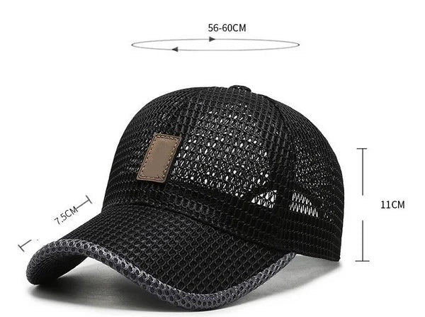 🧢 2026 Nyári légáteresztő könnyű baseball sapka – nem melegíti a fejed, tökéletes napsütéses napokra! ☀️✨ Utánvéttel!