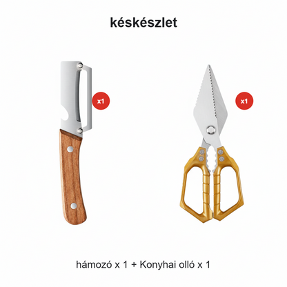 🔥 PROFESSZIONÁLIS TÖBBCÉLÚ KONYHAI OLLÓ | Erős, Rozsdamentes Acél – Hús, Csont, Zöldség Vágásához | Könnyű Használat, Tartós 👨‍🍳✂️