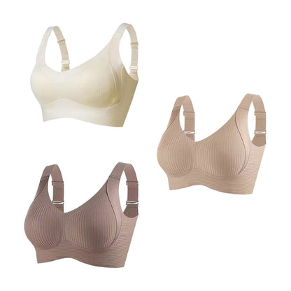 ✨ Bomba Forma, Zéró Nyomás! Sima Felületű Varrat Nélküli Melltartó | Push-Up Hatás, Lágy Támasztó Kúpok, Nem Látszik ki - Nagyobb Mellet Szépen Formál, Minden Ruhához 👗🔝