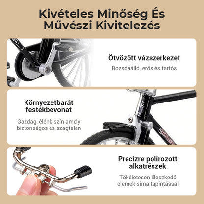🚴 1:10 Szimulációs Mini DIY Retro Kerékpár Modell Dísz 🎁 A tökéletes karácsonyi ajándék! 🎄🎅