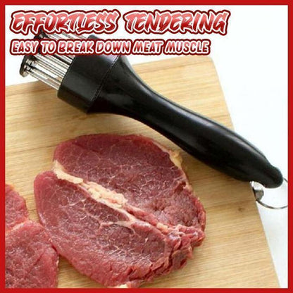 🔥 1+1 ingyen! Rozsdamentes acél húslágyító tű – extrán éles pengék, 304-es élelmiszeripari acél. Marha, csirke, sertés – másodpercek alatt omlós! 🥩✨ Platás utánvéttel!