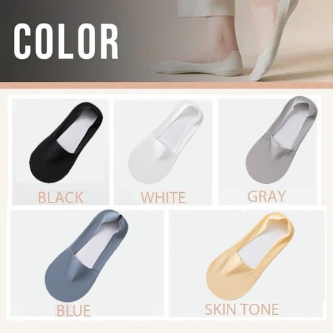 ✨ Női jégselyem szilikon csúszásmentes zokni – lélegző, puha, nem csúszik, nem izzad! 🧦 Platás utánvéttel!