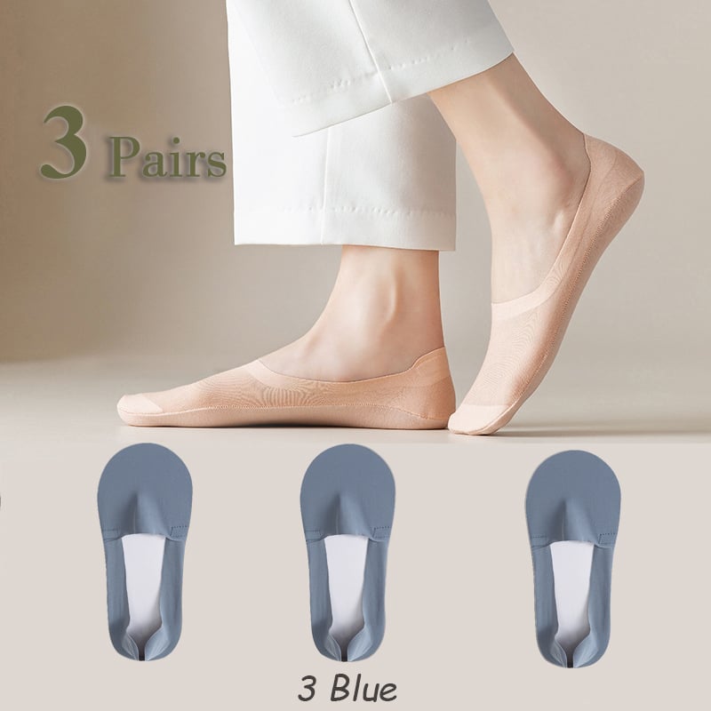 ✨ Női jégselyem szilikon csúszásmentes zokni – lélegző, puha, nem csúszik, nem izzad! 🧦 Platás utánvéttel!