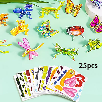 🎁 Oktatási 3D rajzfilm puzzle – tanulás játékosan, fejleszti a kreativitást és a logikát! 🧩✨ Utánvéttel!