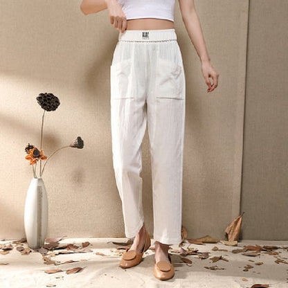 👖 M-4XL✨ 2026 Női Pamut Bő Nadrág | Új Kollekció Kényelmes Laza Szabású Divat