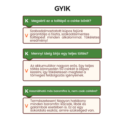 🦆🔥 2026 legkeresettebb termékei! Baromfi elektromos kopasztógép – könnyű kopasztás, időt és energiát takarít meg! 🐓⚡ Percek alatt tiszta, sima bőr. Utánvéttel!