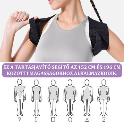 🚨 Vásárlás 1 kap 1 ingyen 🔥 Hátul testtartás-korrekciós öv férfiak és nők számára [XS-2XL] 💆‍♀️