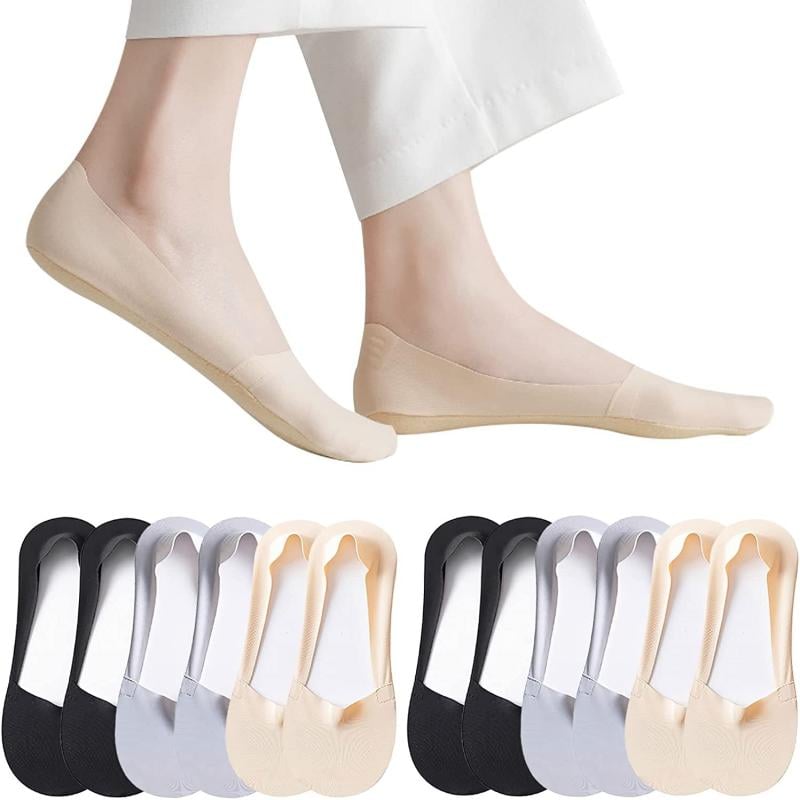 ✨ Női jégselyem szilikon csúszásmentes zokni – lélegző, puha, nem csúszik, nem izzad! 🧦 Platás utánvéttel!