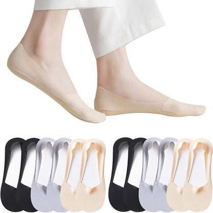 ✨ Női jégselyem szilikon csúszásmentes zokni – lélegző, puha, nem csúszik, nem izzad! 🧦 Platás utánvéttel!