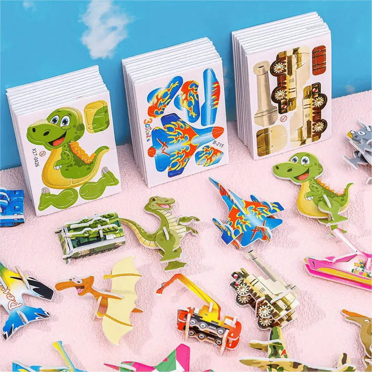 🎁 Oktatási 3D rajzfilm puzzle – tanulás játékosan, fejleszti a kreativitást és a logikát! 🧩✨ Utánvéttel!