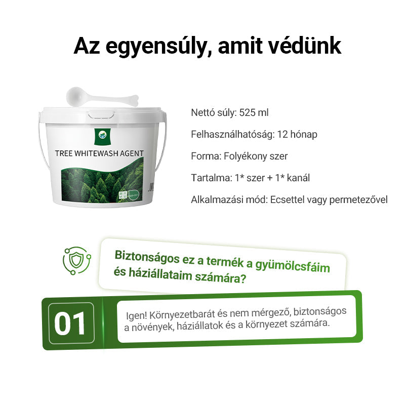 🌳 Fákra Specifikus Fagyálló & Rovarriasztó – Hosszan Tartó Hatás, Teljes Védelem, Kémia-mentes, Könnyen Kenhető!! 💪