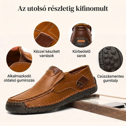 👞 Elegáns természetes bőr férfi cipő – kényelmes mindennapi viselet, prémium anyag! ✨ Raktáron, platás utánvéttel!