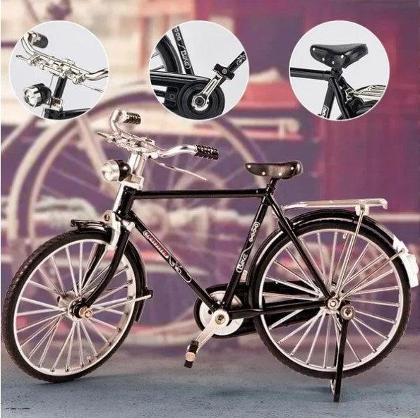 🚴 1:10 Szimulációs Mini DIY Retro Kerékpár Modell Dísz 🎁 A tökéletes karácsonyi ajándék! 🎄🎅
