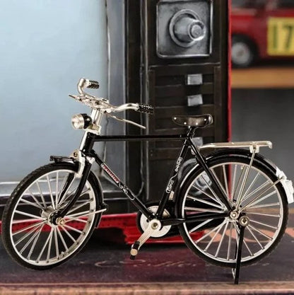 🚴 1:10 Szimulációs Mini DIY Retro Kerékpár Modell Dísz 🎁 A tökéletes karácsonyi ajándék! 🎄🎅