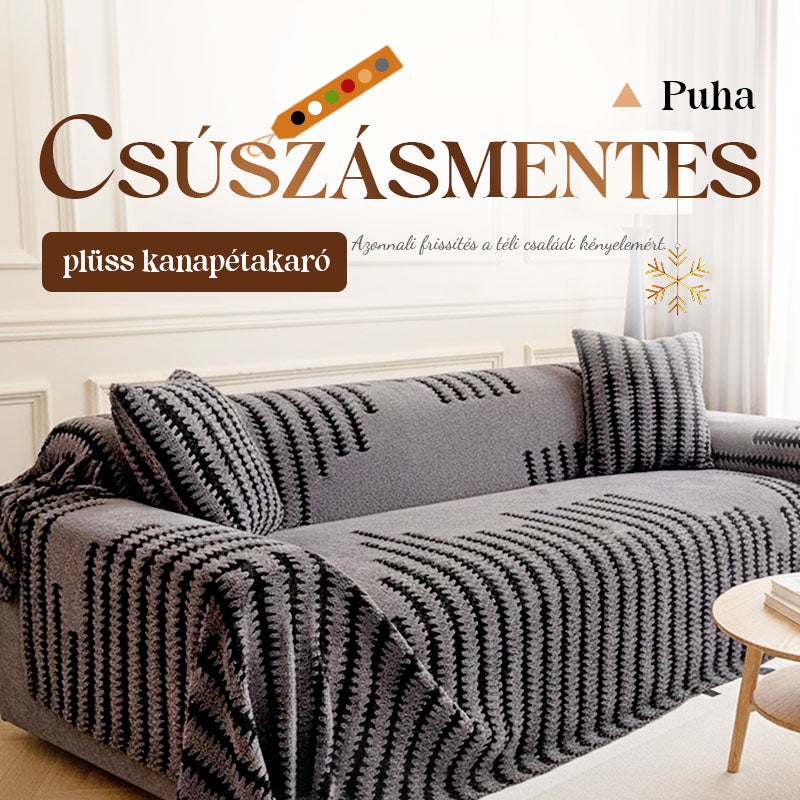 🛋️ Puha, csúszásgátló bársony kanapetakaró – nem csúszkál, nem gyűrődik, kényelmes és elegáns! ✨ Platás utánvéttel!