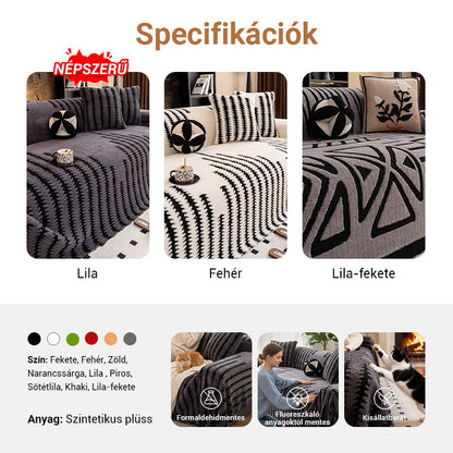 🛋️ Puha, csúszásgátló bársony kanapetakaró – nem csúszkál, nem gyűrődik, kényelmes és elegáns! ✨ Platás utánvéttel!