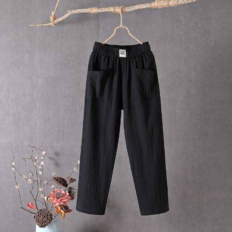 👖 M-4XL✨ 2026 Női Pamut Bő Nadrág | Új Kollekció Kényelmes Laza Szabású Divat