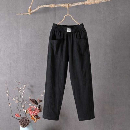 👖 M-4XL✨ 2026 Női Pamut Bő Nadrág | Új Kollekció Kényelmes Laza Szabású Divat