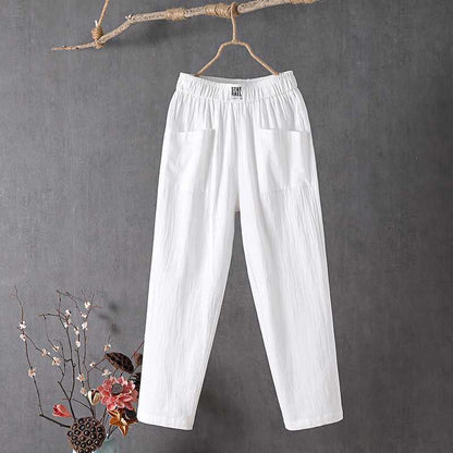 👖 M-4XL✨ 2026 Női Pamut Bő Nadrág | Új Kollekció Kényelmes Laza Szabású Divat