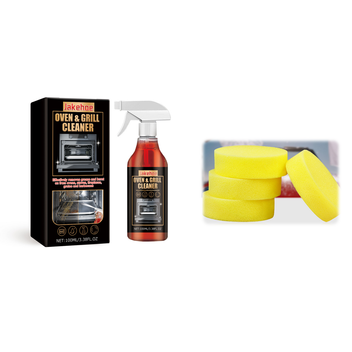 🥰 1+1 INGYEN! 🌬️🌀 Sütő- és Grilltisztító Spray - Hozd Vissza a Sütő-Grill Szenvedélyt, Tiszta Konyhával!