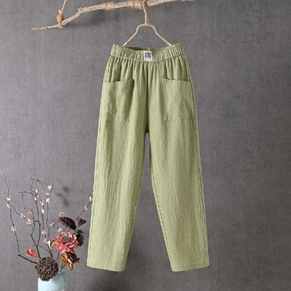 👖 M-4XL✨ 2026 Női Pamut Bő Nadrág | Új Kollekció Kényelmes Laza Szabású Divat