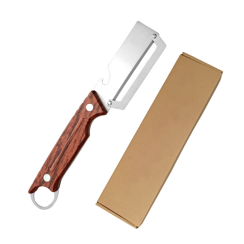 🔪 2 az 1-ben gyümölcshámozó + bornyitó – praktikus segítő a konyhában és a pulton! 🍷🍎 Platás utánvéttel!
