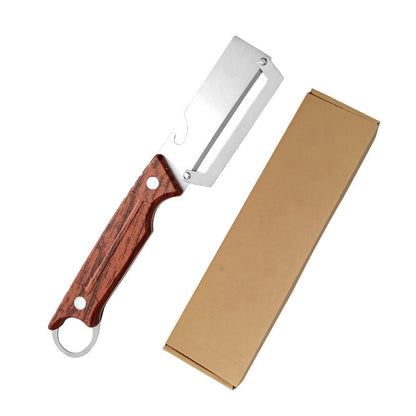 🔪 2 az 1-ben gyümölcshámozó + bornyitó – praktikus segítő a konyhában és a pulton! 🍷🍎 Platás utánvéttel!