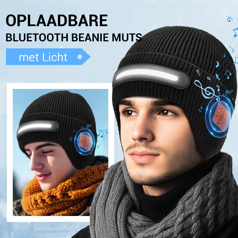 Tölthető Bluetooth-es Világító Sapka