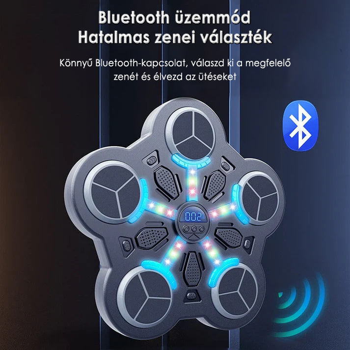 🥊 Zenei Box Fal – Interaktív Célpont Játék | Reakcióidő- és Ritmusedzés | Felnőtteknek és Gyerekeknek