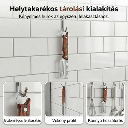 🔪 2 az 1-ben gyümölcshámozó + bornyitó – praktikus segítő a konyhában és a pulton! 🍷🍎 Platás utánvéttel!