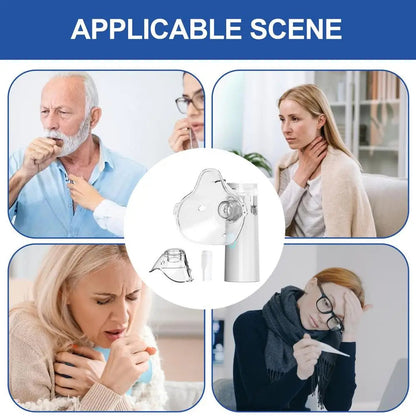 ClearFlow™ Hordozható Inhalátor | Asztma, Allergia & Köhögés Enyhítésére - Gyors Megkönnyebbülés, Könnyen Használható