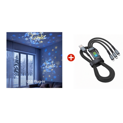 🌙✨ Forgó LED projektor dinamikus fényhatással – változtasd meg a teret színes, mozgó fényekkel! 🌀💞 Bulik, hálószoba, nappali – hangulat egy gombnyomásra. 🎁 Utánvéttel!