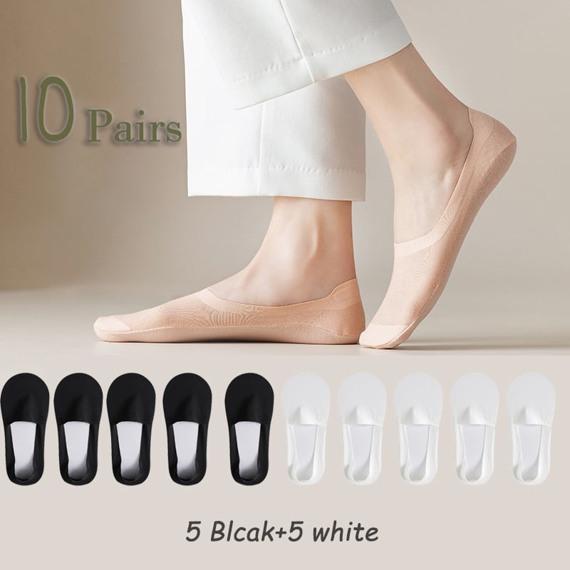 ✨ Női jégselyem szilikon csúszásmentes zokni – lélegző, puha, nem csúszik, nem izzad! 🧦 Platás utánvéttel!